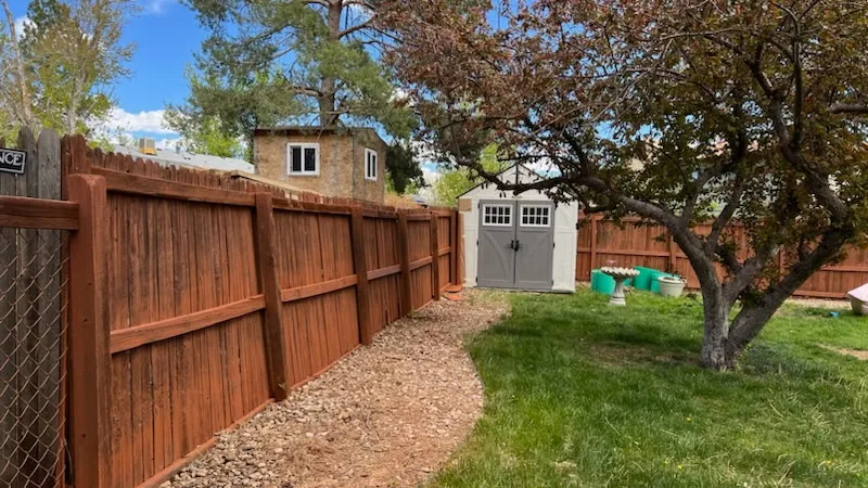 After — Fence Line