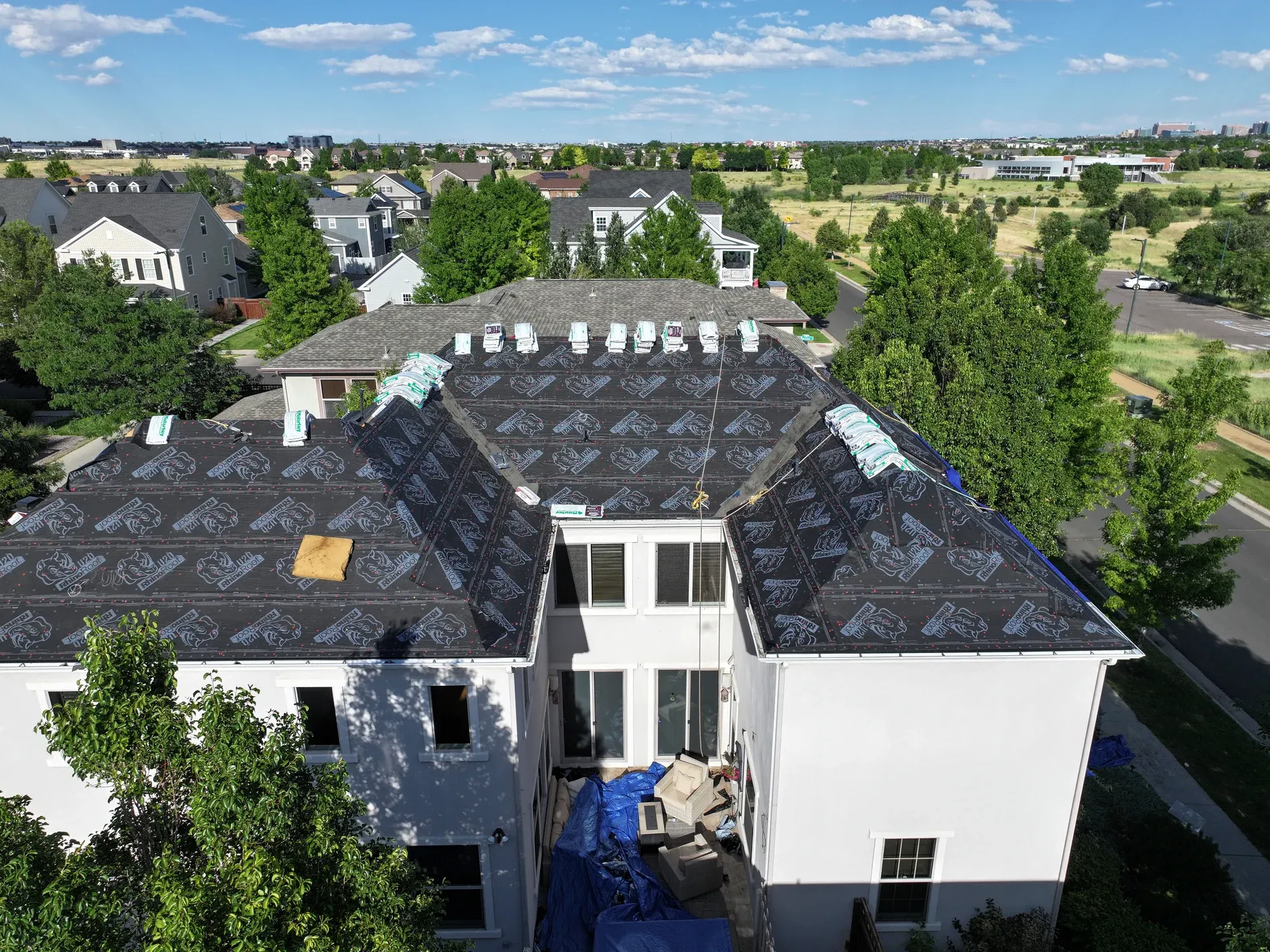 Shingle installation detail